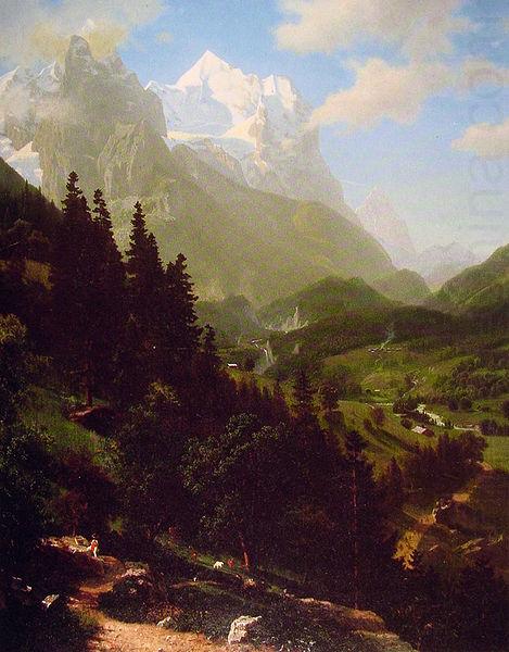 Albert Bierstadt The  Wetterhorn china oil painting image